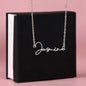 Signature Style Name Necklace With Your Own Daughter's Name