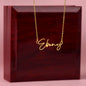 Signature Style Name Necklace With Your Own Daughter's Name