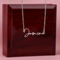 Signature Style Name Necklace - Without Message Card