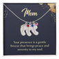 Custom Baby Feet Necklace with Birthstone with your own children's name on it
