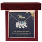 Custom Baby Feet Necklace with Birthstone with your own children's name on it