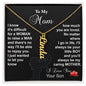 Personalized Vertical Name Necklace with her own name on it or the name of her children