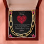 Personalized Gifts Forever Linked Necklace To My Soulmate, Present For Girlfriend/Wife/Girlfriend/Wife Birthday Gift/Wife Anniversary Gift
