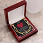 Personalized Gifts Forever Linked Necklace To My Soulmate, Present For Girlfriend/Wife/Girlfriend/Wife Birthday Gift/Wife Anniversary Gift