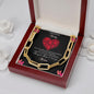 Personalized Gifts Forever Linked Necklace To My Soulmate, Present For Girlfriend/Wife/Girlfriend/Wife Birthday Gift/Wife Anniversary Gift