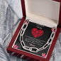Personalized Gifts Forever Linked Necklace To My Soulmate, Present For Girlfriend/Wife/Girlfriend/Wife Birthday Gift/Wife Anniversary Gift