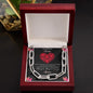 Personalized Gifts Forever Linked Necklace To My Soulmate, Present For Girlfriend/Wife/Girlfriend/Wife Birthday Gift/Wife Anniversary Gift