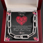 Personalized Gifts Forever Linked Necklace To My Soulmate, Present For Girlfriend/Wife/Girlfriend/Wife Birthday Gift/Wife Anniversary Gift