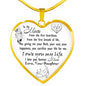 I Owe You My Life - Mom Engraved Necklace