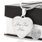 To My Daughter Never Forget That I Love You - Engraved Heart Shape