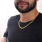 Personalized with State, Name, Cuban Chains Link Silver or Gold Necklace - 316L Stainless Steel - Jewelry gifts for Men, Father, Husband, Son, Grandpa, Uncle, Stepfather, Hero