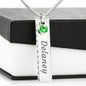 Name & Birthstone Necklace