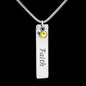 Name & Birthstone Necklace