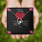 Personalized Gifts Forever Love Necklace To My Soulmate, Present For Girlfriend/Wife/Girlfriend/Wife Birthday Gift/Wife Anniversary Gift