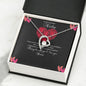 Personalized Gifts Forever Love Necklace To My Soulmate, Present For Girlfriend/Wife/Girlfriend/Wife Birthday Gift/Wife Anniversary Gift