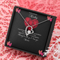 Personalized Gifts Forever Love Necklace To My Soulmate, Present For Girlfriend/Wife/Girlfriend/Wife Birthday Gift/Wife Anniversary Gift
