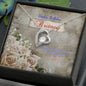 Customizable gifts for her message card jewelry, Personalized for wife birthday gift, daughter birthday gift, friend, Forever Love Necklace