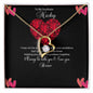 Personalized Gifts Forever Love Necklace To My Soulmate, Present For Girlfriend/Wife/Girlfriend/Wife Birthday Gift/Wife Anniversary Gift