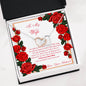To My Wife - Double Heart Necklace - Valentine's Day Gift