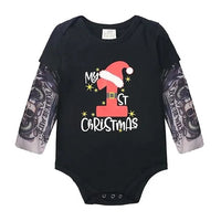 Load image into Gallery viewer, Baby Boys Romper Long Sleeve Tattoo Print
