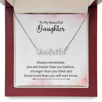 Load image into Gallery viewer, Personalized Name Necklace with your daughter&#39;s name on it
