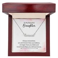 Load image into Gallery viewer, Personalized Name Necklace with your daughter&#39;s name on it
