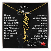 Load image into Gallery viewer, To My Mom - Spell out her name in the Necklace
