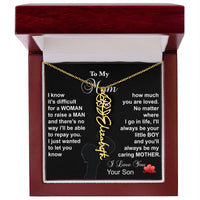 Load image into Gallery viewer, To My Mom - Spell out her name in the Necklace
