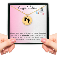 Load image into Gallery viewer, Actual Feet Print Necklace
