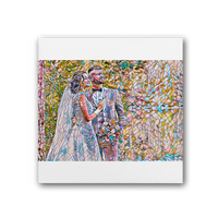 Load image into Gallery viewer, Couple mosaic Premium Stretched Canvas
