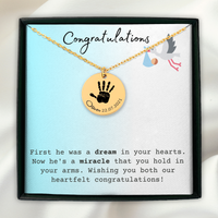 Load image into Gallery viewer, Actual Hand Print Necklace
