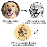 Load image into Gallery viewer, Dog Portrait Necklace
