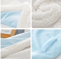 Load image into Gallery viewer, Blanket Wrap Double Layer Fleece Baby Swaddle Sleeping Bag For Newborns
