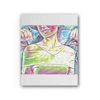 Load image into Gallery viewer, Girl Mosaic Premium Stretched Canvas
