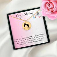 Load image into Gallery viewer, Actual Feet Print Necklace
