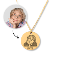 Load image into Gallery viewer, Human Portrait Pendant
