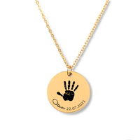 Load image into Gallery viewer, Actual Hand Print Necklace
