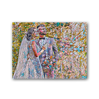 Load image into Gallery viewer, Couple mosaic Premium Stretched Canvas
