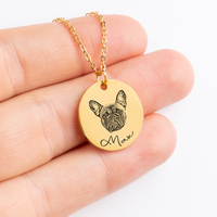 Load image into Gallery viewer, Pet Portrait Necklace
