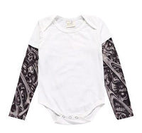 Load image into Gallery viewer, Baby Boys Romper Long Sleeve Tattoo Print
