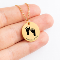 Load image into Gallery viewer, Actual Feet Print Necklace
