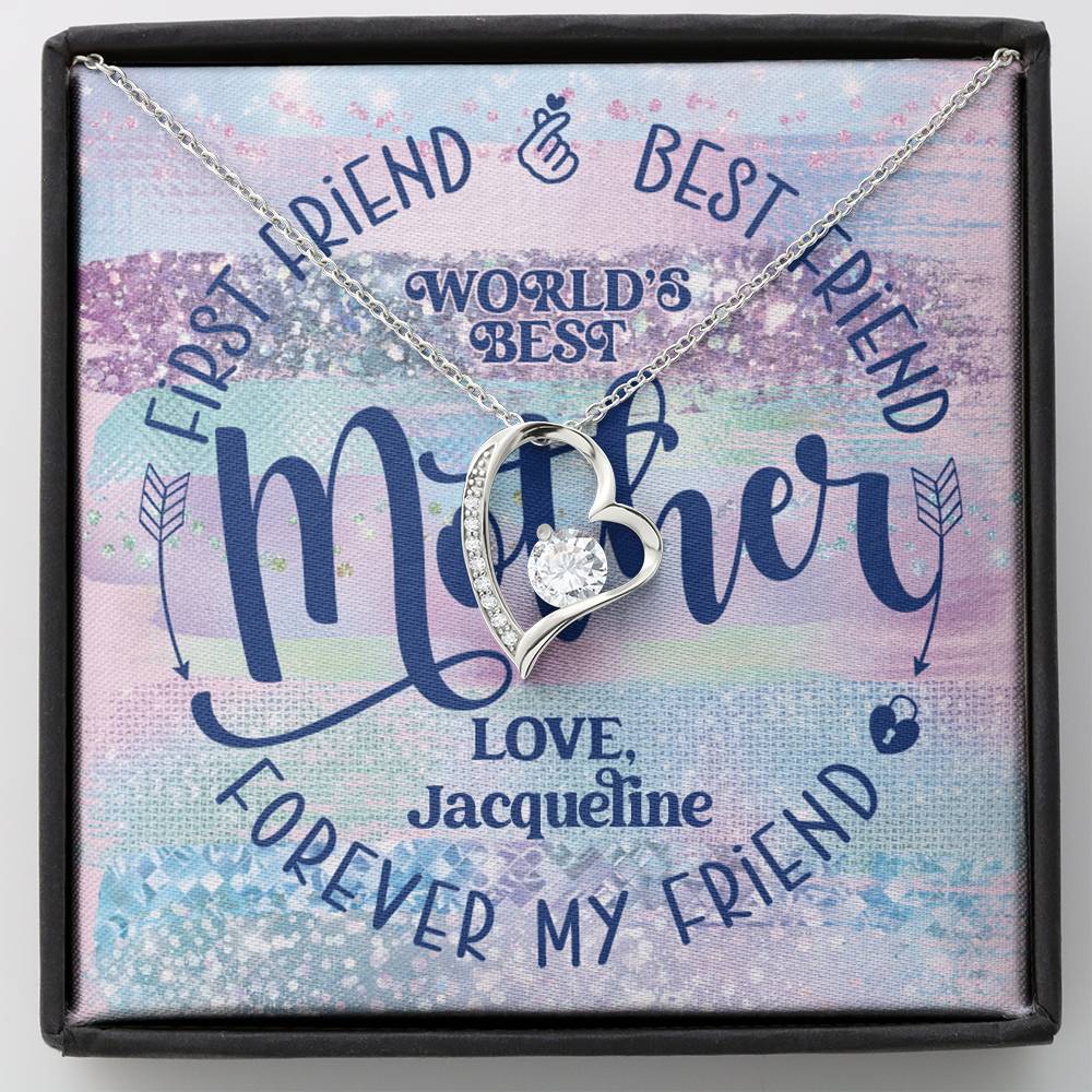 Happy Mother's Day with personalized name card - First My Mother 5097