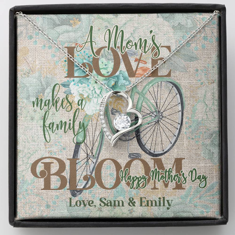 Happy Mother's Day with personalized name card - A Moms Love - 5100
