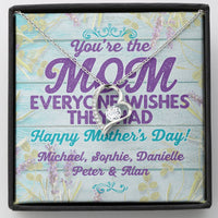 Load image into Gallery viewer, Happy Mother&#39;s Day with personalized name card - You Are The Mom - 5098
