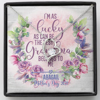 Load image into Gallery viewer, Happy Mother&#39;s Day with personalized name card - Lucky As Can Be  5099
