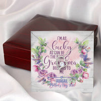 Load image into Gallery viewer, Happy Mother&#39;s Day with personalized name card - Lucky As Can Be  5099
