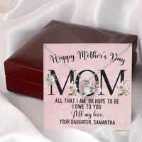 Load image into Gallery viewer, Happy Mother&#39;s Day with personalized name card -  5094
