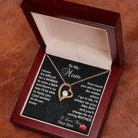 Load image into Gallery viewer, To my MOM - I know it difficult to raise a MAN (black background)
