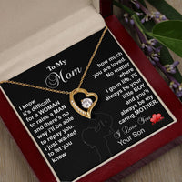 Load image into Gallery viewer, To my MOM - I know it difficult to raise a MAN (black background)
