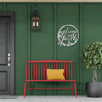Load image into Gallery viewer, Welcome To Our Porch - Metal Cut Art
